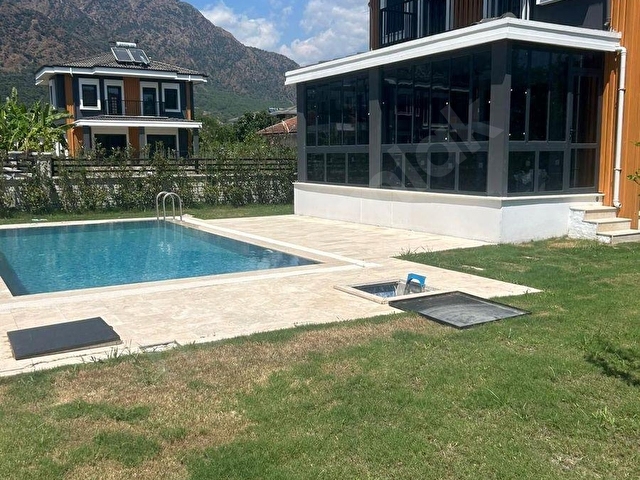 Muğla Köyceğiz Toparlarda Müstakil 3+1Havuzlu Villa - Görsel 26