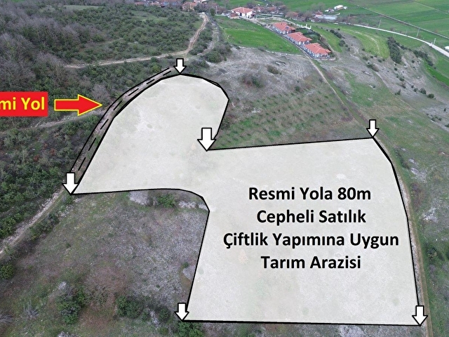İzmit Şahinlerde Satılık Resmi Yollu Tarla - Görsel 2