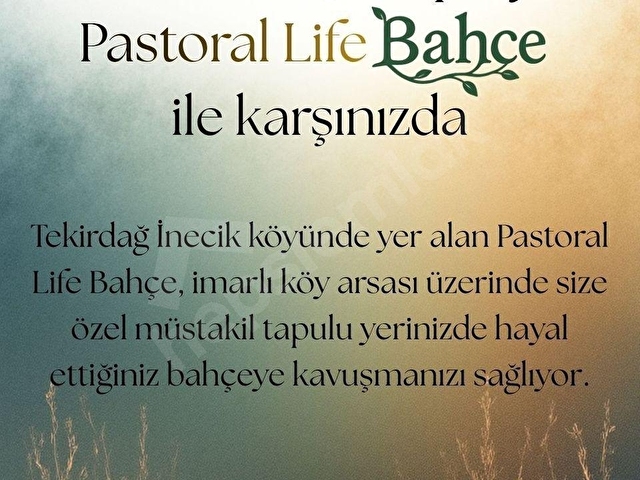 TEKİRDAĞ SÜLEYMANPAŞA İNECİK MAHALLESİNDE İMARLI RUHSATLI ARSA - Görsel 2