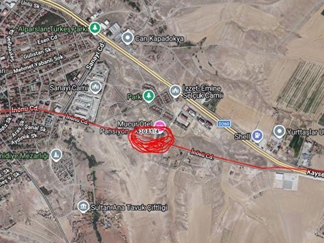 KIRŞEHİR MUCUR YENİCE MAHALLESİNDE, SATILIK TEK TAPU ARSA 388M2