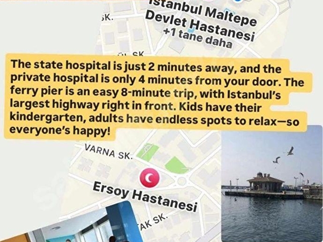 MALTEPE BURGU ARJANNDA 18.KAT FULL DENİZ MANZARALI FULL EŞYALI - Görsel 30