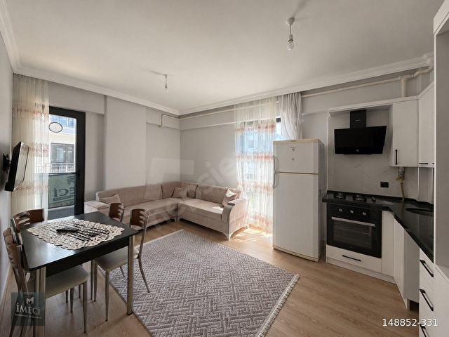 Cumhuriyet Mahallesinde Eşyalı Kiralık 1+1 Daire | Yeni Bina - Görsel 9