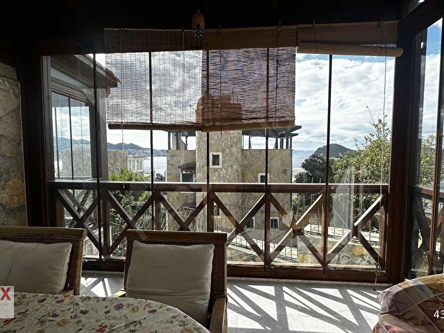 BODRUM YALIKAVAK BILIMYALI SITESINDE MARINA MANZARALI TRIPLEKS - Görsel 16