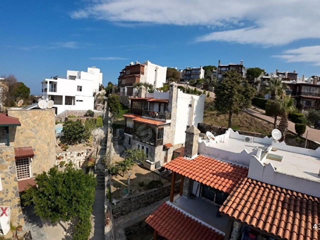 BODRUM YALIKAVAK BILIMYALI SITESINDE MARINA MANZARALI TRIPLEKS - Görsel 11