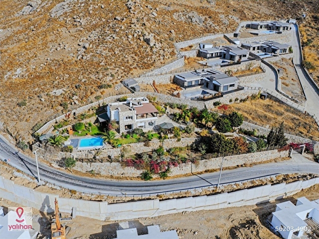 Bodrum Gümüşlük Deniz Manzaralı,Havuzlu 4+1 Müstakil Villa - Görsel 14