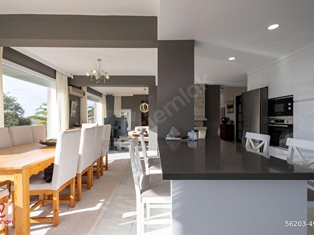 Bodrum Gümüşlük Deniz Manzaralı,Havuzlu 4+1 Müstakil Villa - Görsel 9