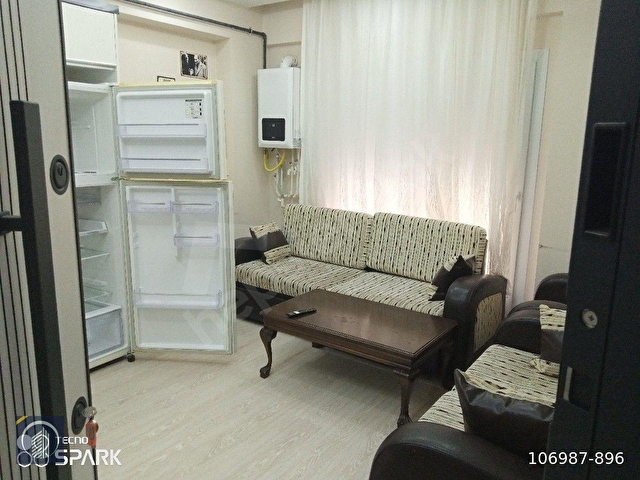 İKÇÜ YAKINI DOĞAL GAZLI FULL EŞYALI 1+1 KİRALIK DAİRE - Görsel 4