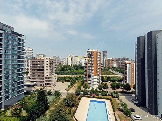 NAR KULE SİTESİNDE HAVUZLU AÇIK CEPHELİ KİRALIK 1+1 DAİRE - Görsel 5
