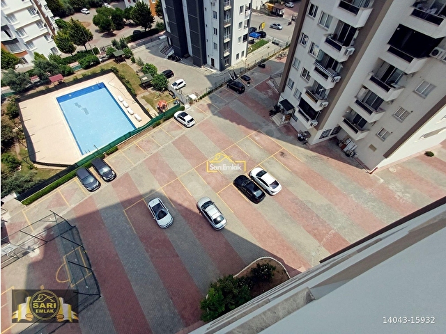NAR KULE SİTESİNDE HAVUZLU AÇIK CEPHELİ KİRALIK 1+1 DAİRE - Görsel 3
