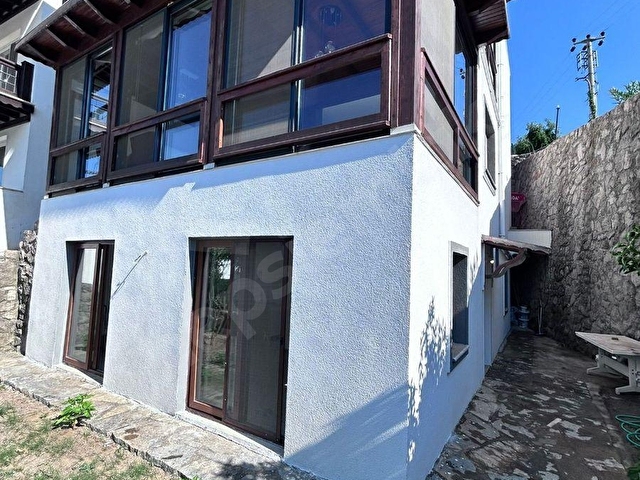 Bodrum Gündoğan Sürekli Yaşanır Site Deniz Manzaralı Bahçeli Kiralık Ev - Görsel 19