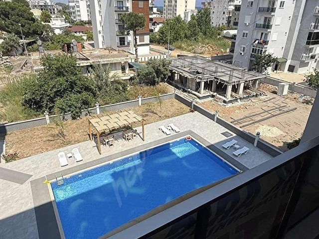 HAVUZLU SİTE İÇİNDE DENİZ MANZARALI SIFIR 1+1 LÜKS REZİDANS - Görsel 16