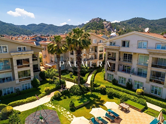 Marmaris Palmiye Sitesinde Bakımlı ve Şık Eşyalı Satılık Daire - Görsel 15