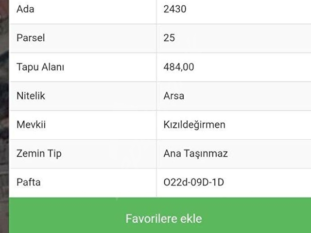 Sedirden Çatalarıkta 484 m2 Satılık ARSA - Görsel 5
