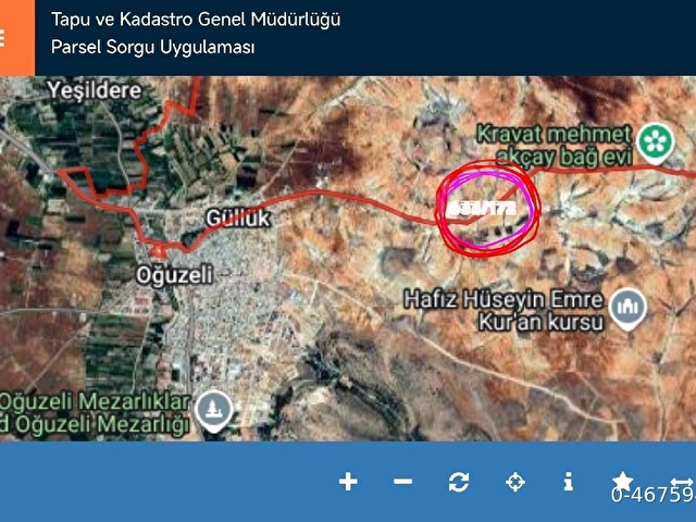 Oğuzeli subaşı ana asfalt yola geniş cepheli zeytinlik - Görsel 2