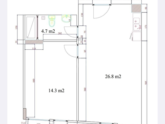 ATLANTİS PREMIUM RESIDANCE (EKINCi) 1+1KİRALİK BURO OFIS 76m2 - Görsel 3