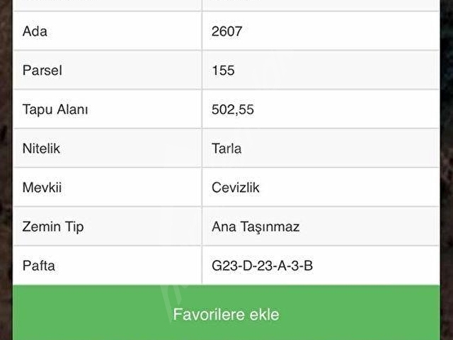 BURSA İZNİK YÖRÜKLER KÖYÜ SATILIK TARLA - Görsel 4