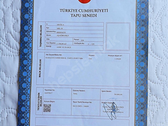 GÖKOVA KÖRFEZİ MİLAS ÖREN YAKINLARIN DA SATILIK KÖY EVİ - Görsel 19