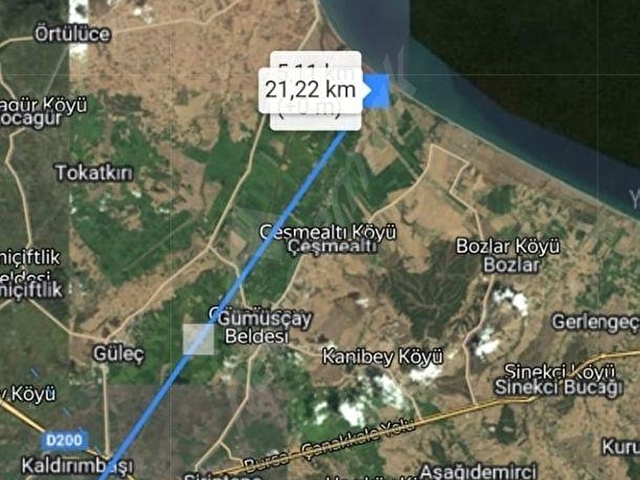 LACİVERTCADDE ÇANAKKALE BİGADA TEK YETKİLİ 3.600 M² NET TARLA - Görsel 2