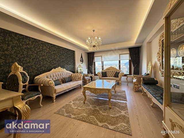 AKDAMAR - Y.Beyazıt Mah. EŞYALI 3+1 Kiralık Lüks Manzaralı Daire
