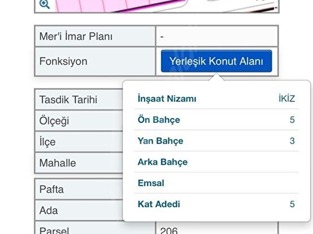 Sahibinden 5 kata imarlı 4/1 Arsa payı.. - Görsel 9