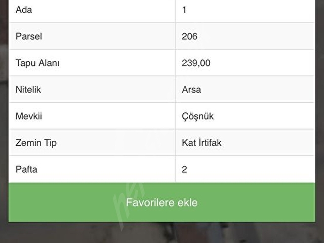 Sahibinden 5 kata imarlı 4/1 Arsa payı.. - Görsel 6
