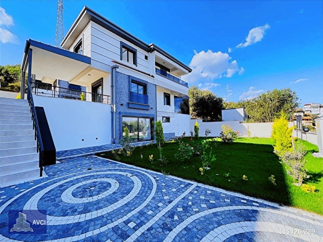 AVCIDAN 400M2 ARSA TAM MÜSTAKİL DENİZ MANZARALI VİLLA - Görsel 22