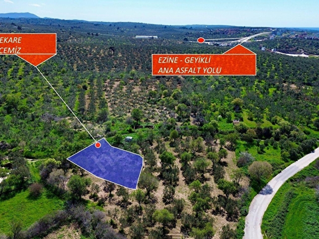 GEYİKLİYE 1 KİLOMETREDE 764m2 RESMİ YOLA CEPHELİ HOBİ BAHÇESİ - Görsel 3