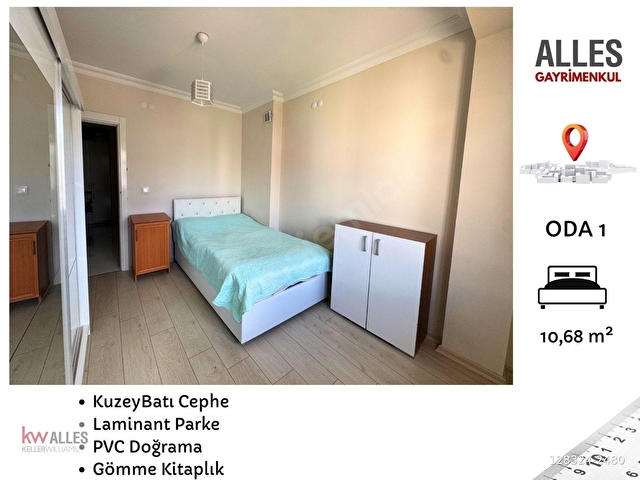 ALLESten EMEKte 2+1 ALBAYRAK BULV. ARKASI SİTE İÇİ DAİRE - Görsel 13