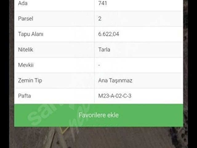 Acil Satılık İki çevresinden de yol geçen 6.600 metre kare tarla - Görsel 3