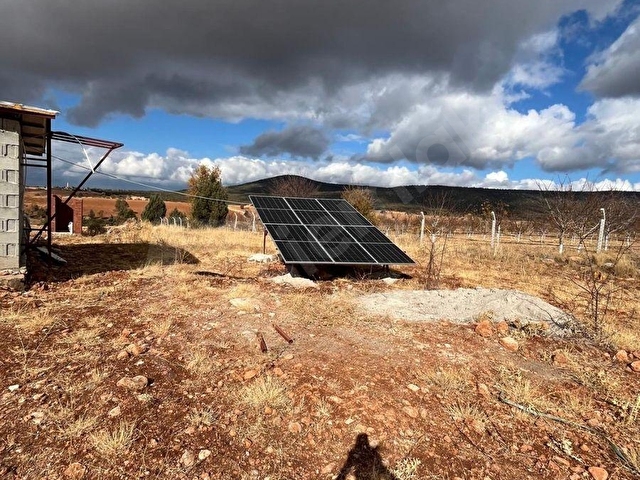 GÜNEŞ PANELİ EVİ OLAN 13828M2 TARLA ARAÇLA İÇİNE KADAR GİDİLİR - Görsel 13