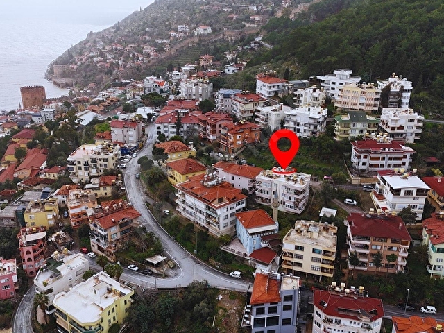 ALANYA ÇARŞI MAHALLESİNDE 2+1 AYRI MUTFAKLI SATILIK DAİRE