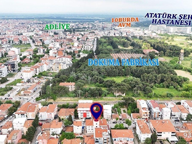 OSB - JANDARMA - 10 BURDA - ADLİYE - ŞEHİR HASTANESİ YAKINI EŞYALI KİRALIK 1+1 =55 M2 DAİRE