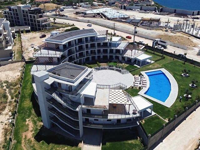 YUSEDEN ÇEŞME DALYANDA AYRICALIKLI SİTEDE BAHÇELİ SATILIK DAİRE - Görsel 10