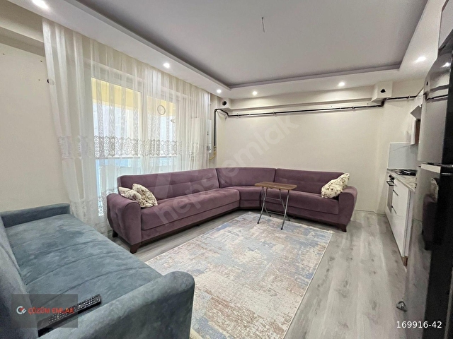 ÇÖZÜM EMLAKTAN MURADİYEDE 1+1 EŞYALI FIRSAT KİRALIK DAİRE - Görsel 8