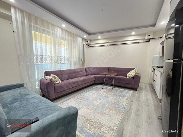 ÇÖZÜM EMLAKTAN MURADİYEDE 1+1 EŞYALI FIRSAT KİRALIK DAİRE - Görsel 6