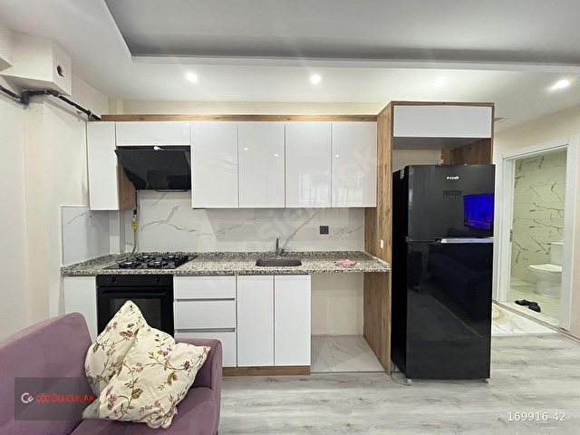 ÇÖZÜM EMLAKTAN MURADİYEDE 1+1 EŞYALI FIRSAT KİRALIK DAİRE - Görsel 2