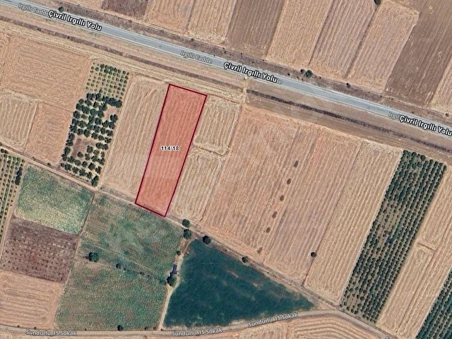 DENİZLİ ÇİVRİLDE GÖL MANZARALI ASFALT YOL ÜSTÜ 5.382m² ARAZİ - Görsel 11
