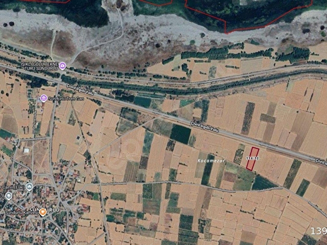DENİZLİ ÇİVRİLDE GÖL MANZARALI ASFALT YOL ÜSTÜ 5.382m² ARAZİ - Görsel 13