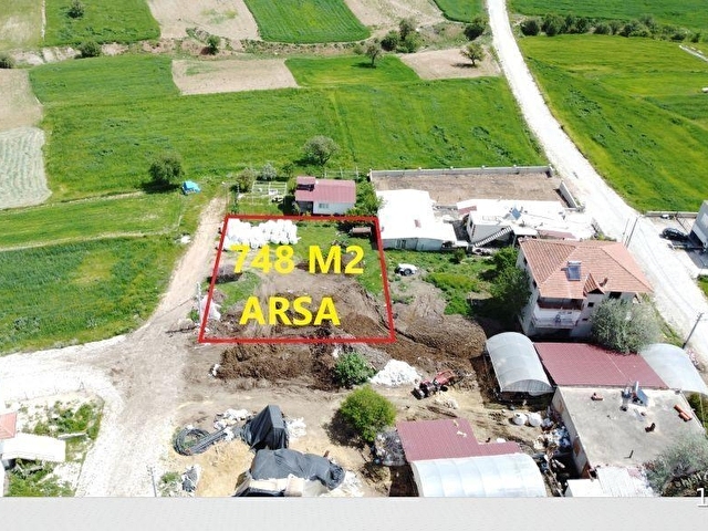 KORKUTELİ KÜÇÜKKÖY MAHALLESİNDE 748 M2 SATILIK İMARLI ARSA - Görsel 2