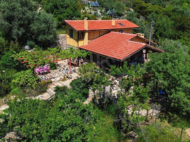 Datça Zeytincikte Satılık 1200m² Doğa İçinde Özgün 3+1 Taş Ev - Görsel 5
