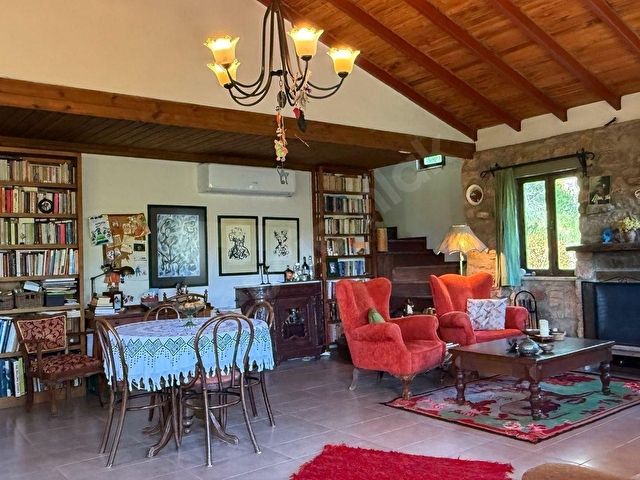 Datça Zeytincikte Satılık 1200m² Doğa İçinde Özgün 3+1 Taş Ev - Görsel 22