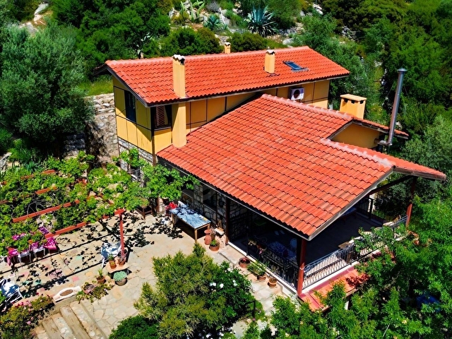 Datça Zeytincikte Satılık 1200m² Doğa İçinde Özgün 3+1 Taş Ev - Görsel 2