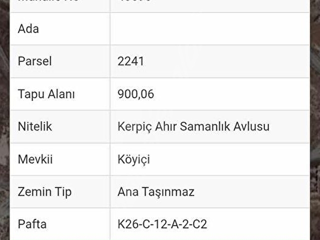 AFYONKARAHİSAR SULTANDAĞI YENİKARABAĞ 900 M² ACİLLL SATILIK ARSA