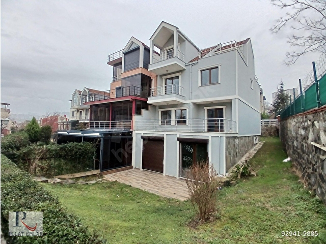 POLAT EMLAK...Manzaralı Lüks Villa-5+2, Geniş Bahçeli Villa