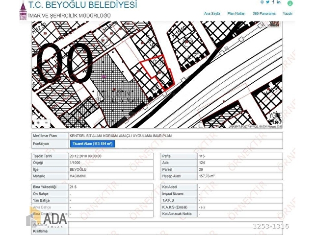 Karaköy Kemeraltı Caddesine Cepheli 373 m² Köşe Parsel - Görsel 12