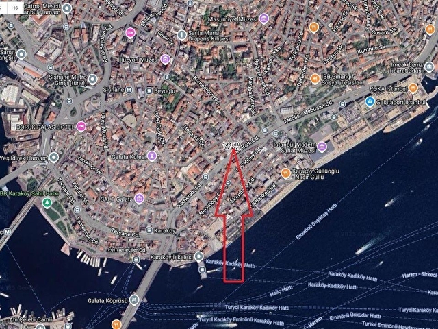 Karaköy Kemeraltı Caddesine Cepheli 373 m² Köşe Parsel - Görsel 8