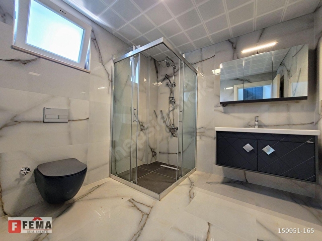 Havuzlu Modern Sitede Kiralık 5+1 Sıfır Villa -For Rent | FEMA - Görsel 24