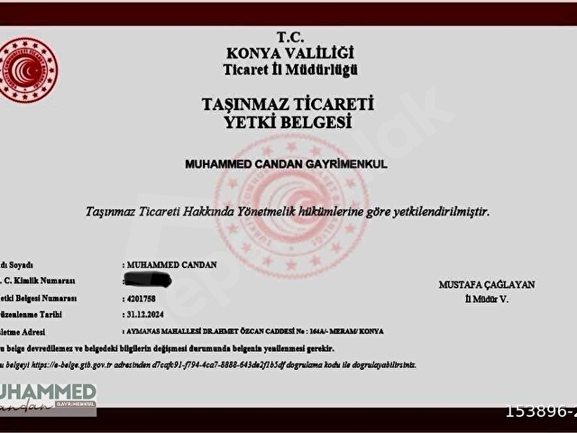 KONYA ANTALYA YOLUNA VE DEREYE YAKIN SUYU OLAN CAZİP BUTİK BAHÇE - Görsel 25