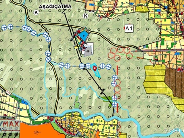 EMİNCELERDE BELEK CD.NE 625 m. SATILIK 523 m² HİSSELİ TARLA - Görsel 4