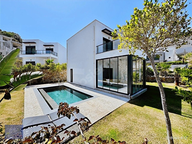 Bodrum Koyunbaba Denize 150 metre Deniz Manzaralı Havuzlu Villa - Görsel 2